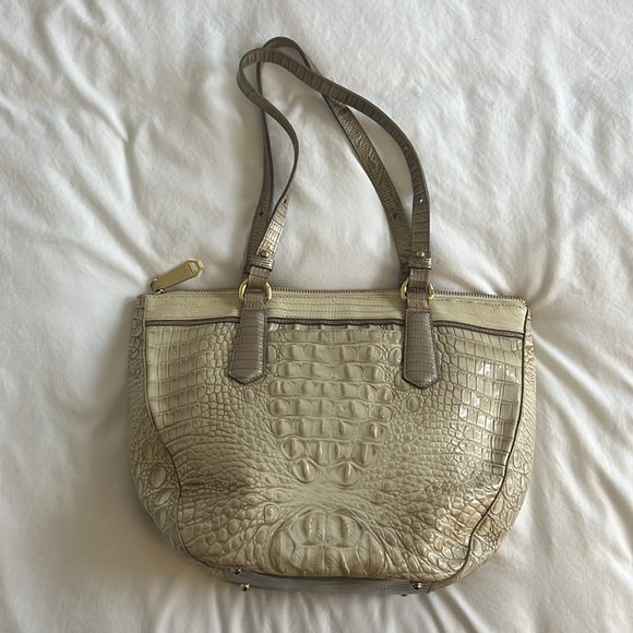 Brahmin Misha Satchel Handbag-Golden Crocodile - Picture 4 of 11